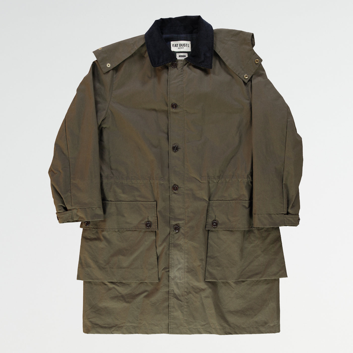 Field Coat Dry Waxed Cotton Khaki/Brown