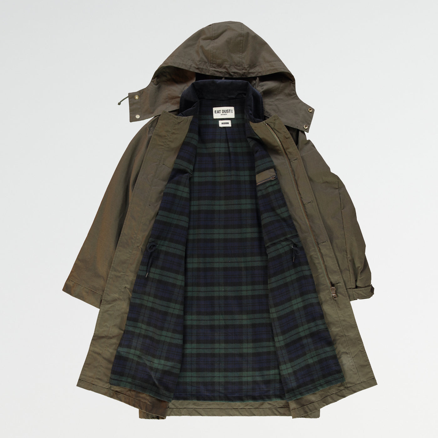 Field Coat Dry Waxed Cotton Khaki/Brown