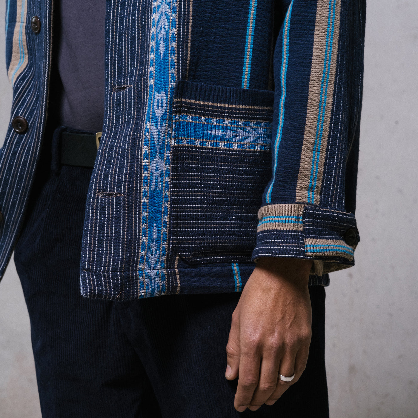 Malibu Jacket Bora Bora Jaquard Navy