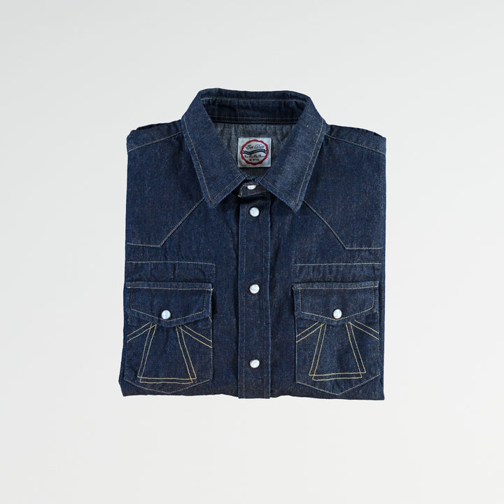 Western Shirt Texas Indigo