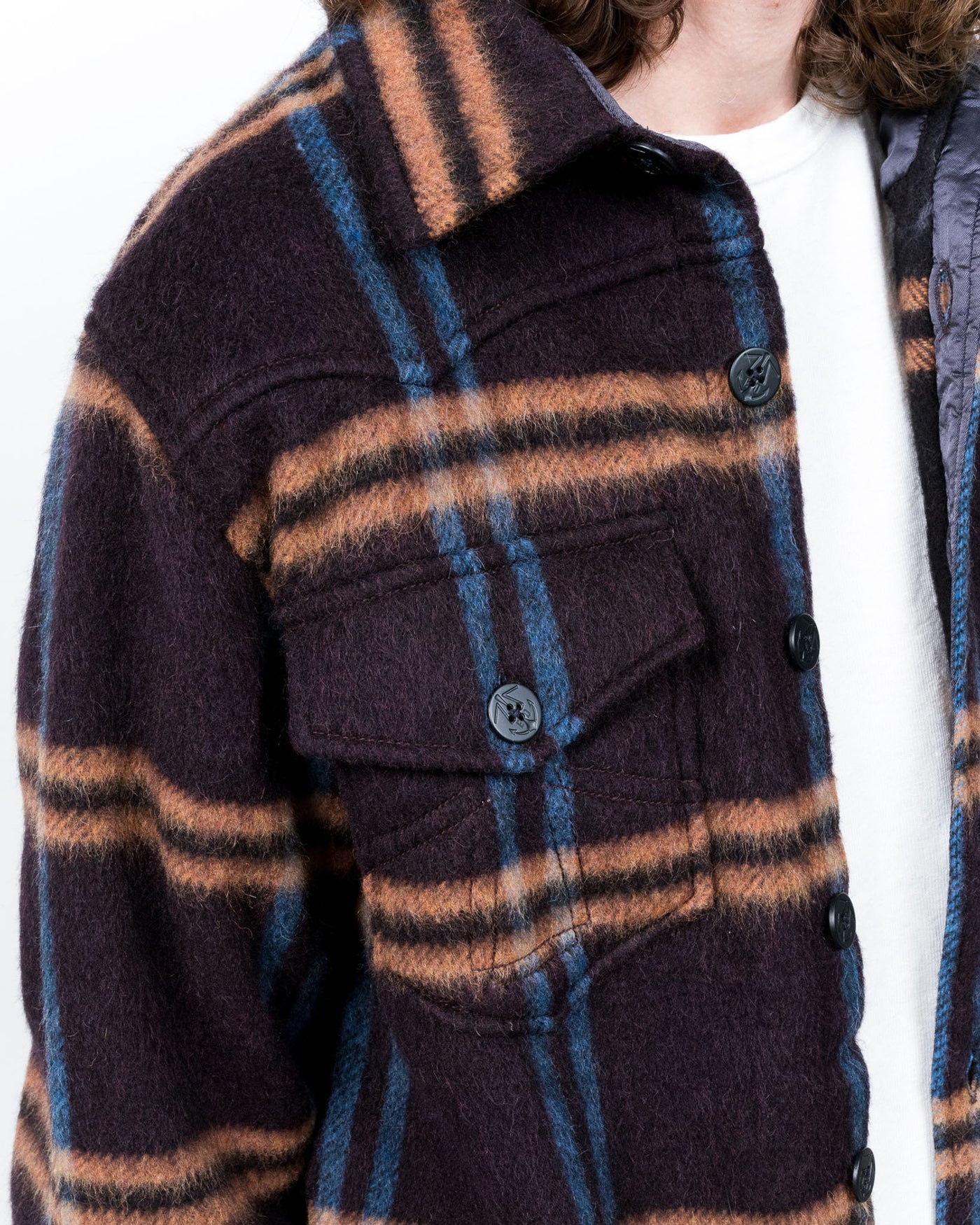 CPO Shirt Brushed Check Fig
