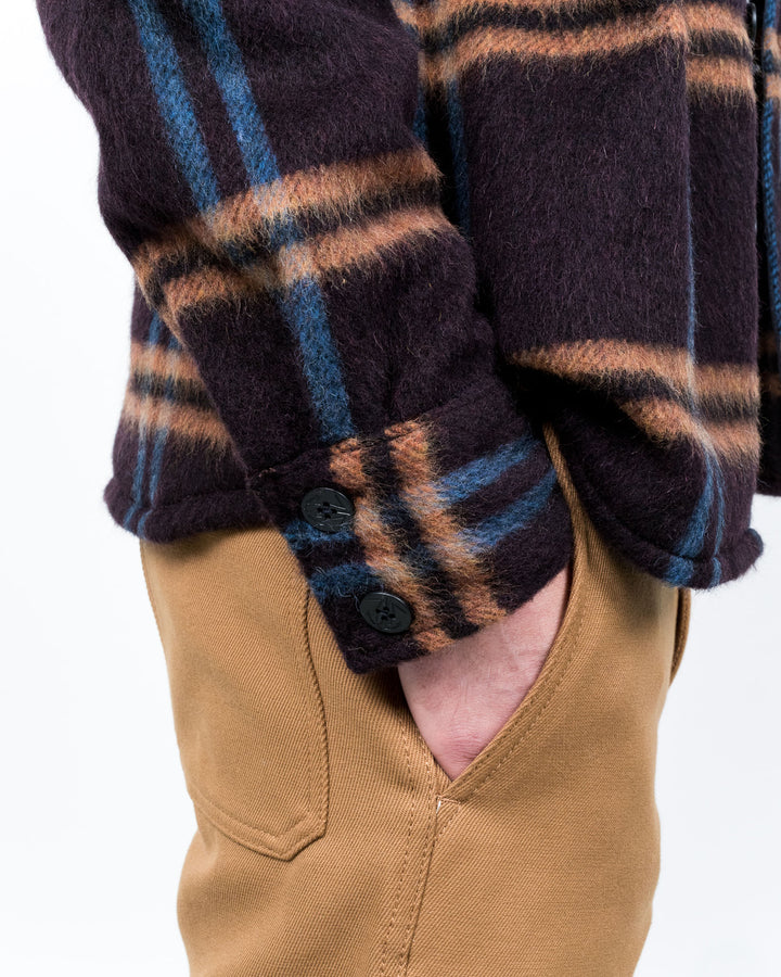 CPO Shirt Brushed Check Fig