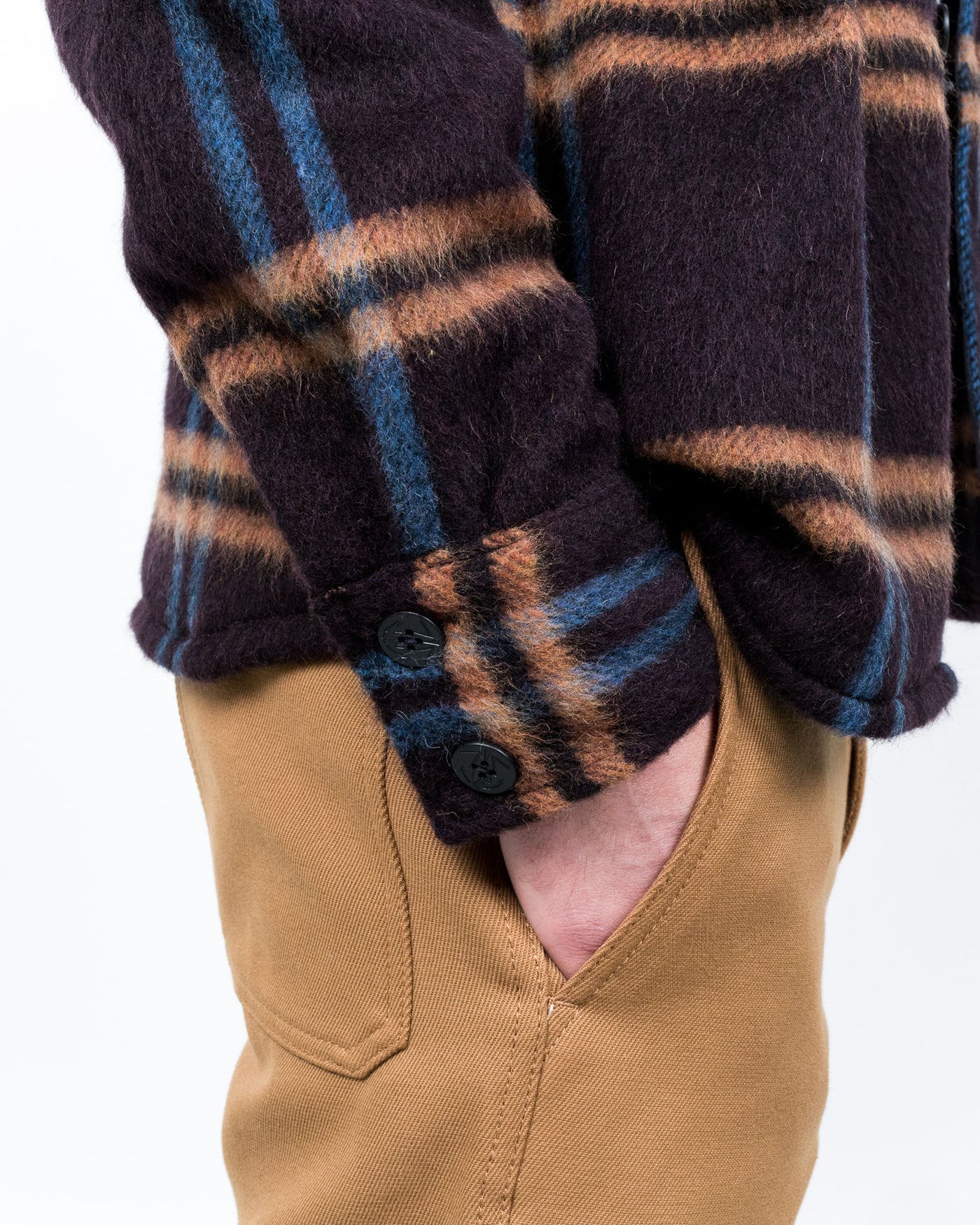 CPO Shirt Brushed Check Fig