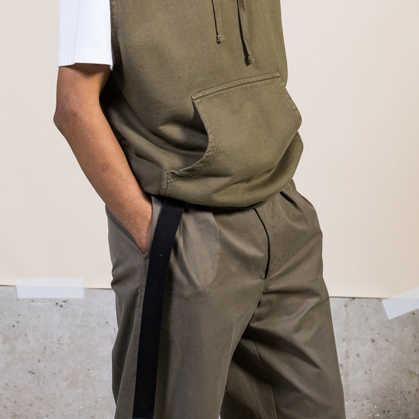 Officer Chino Crispy Cotton Lovat