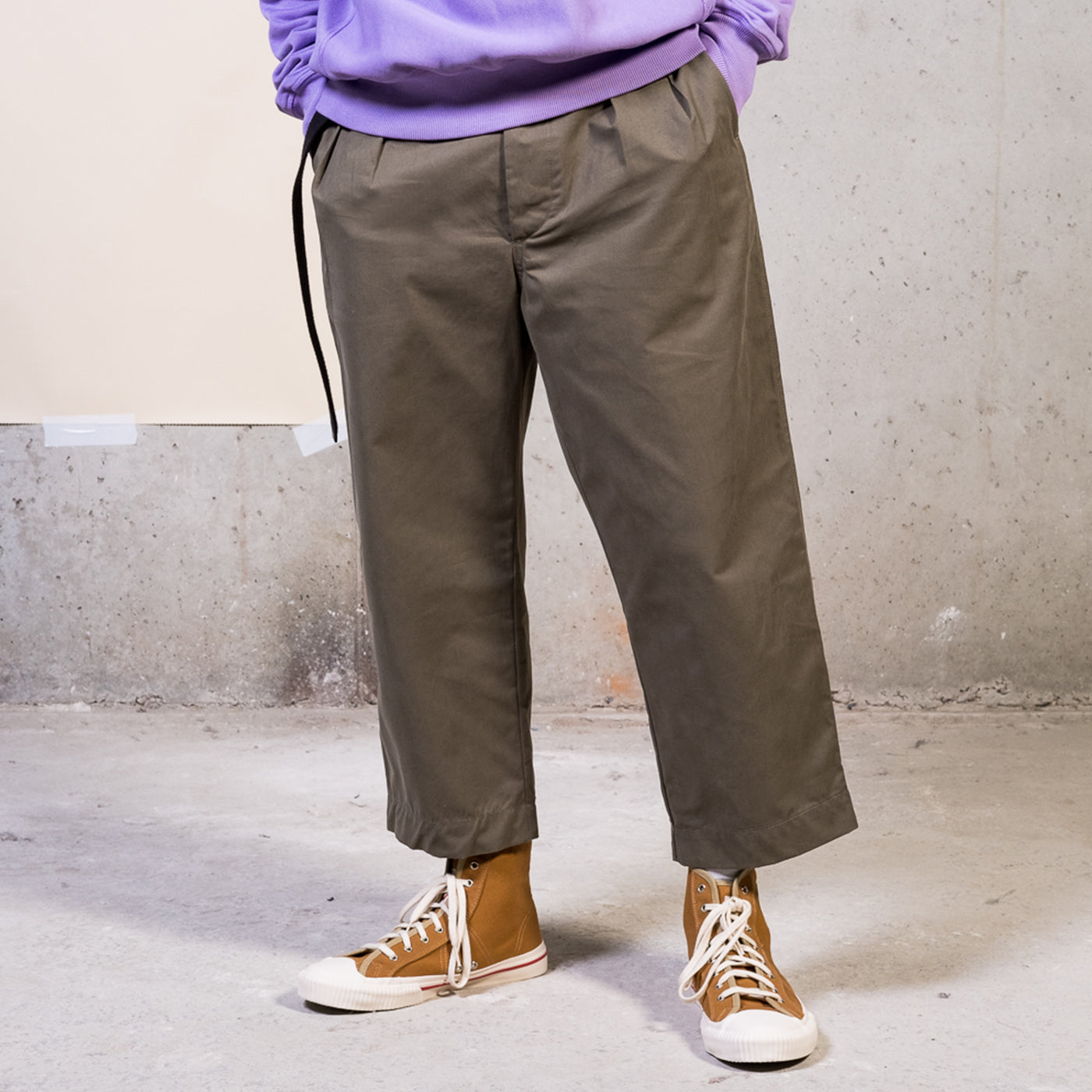 Officer Chino Crispy Cotton Lovat