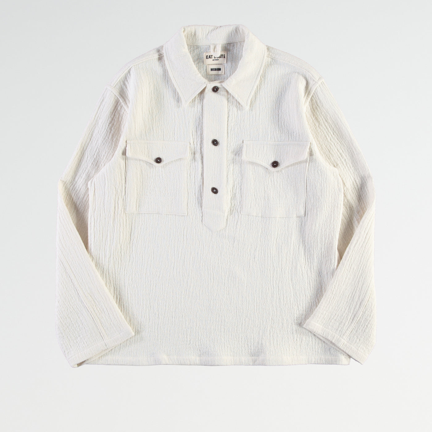 Fisherman Shirt Island Cotton White