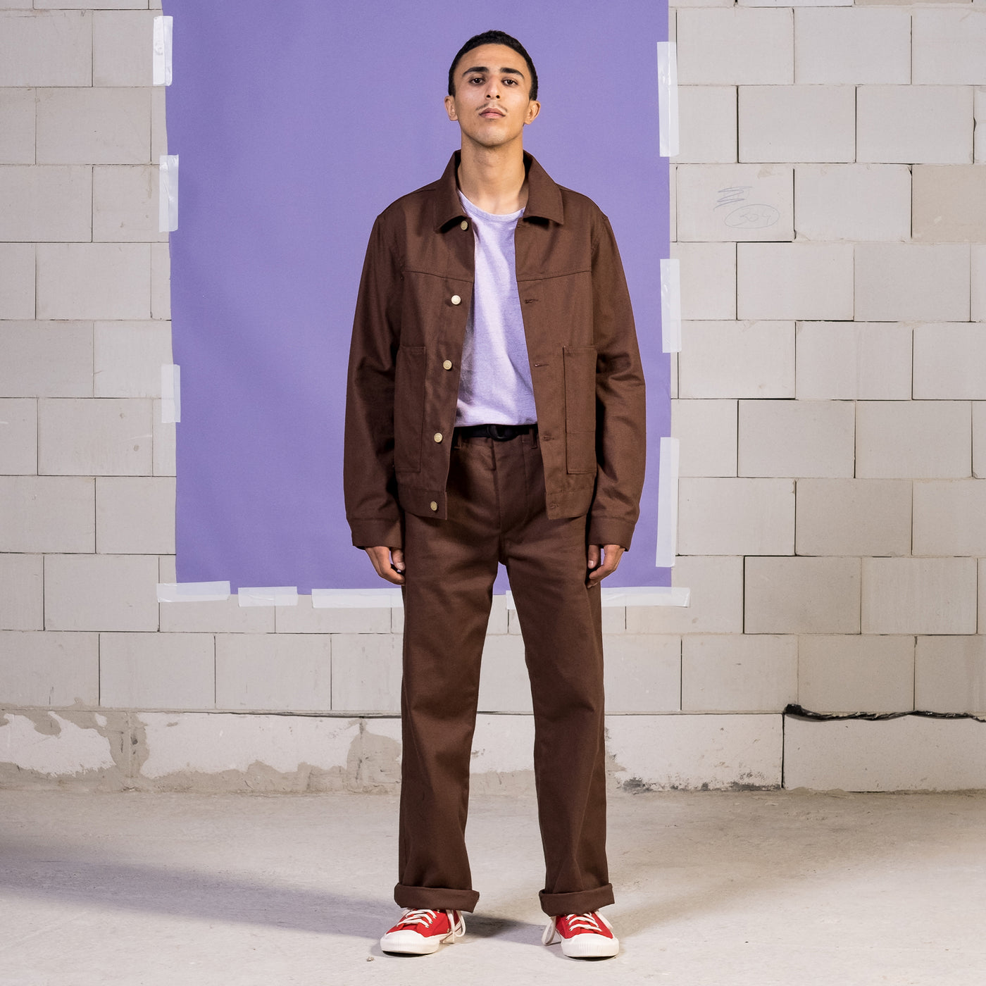 Combat Pants Milton Duck Canvas Brown