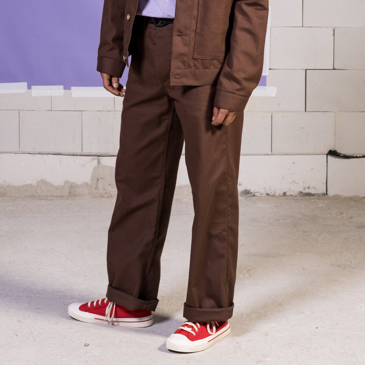 Combat Pants Milton Duck Canvas Brown