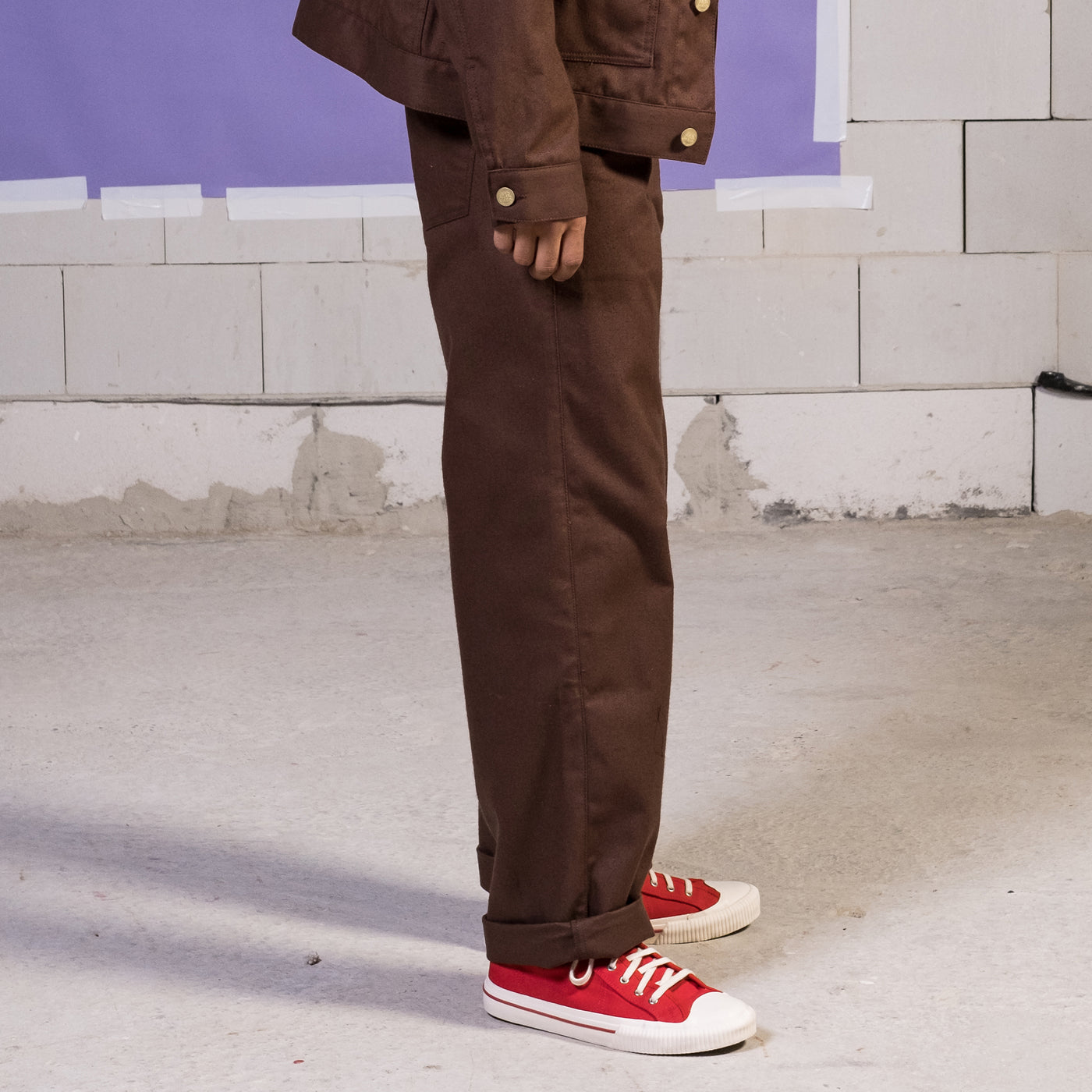 Combat Pants Milton Duck Canvas Brown