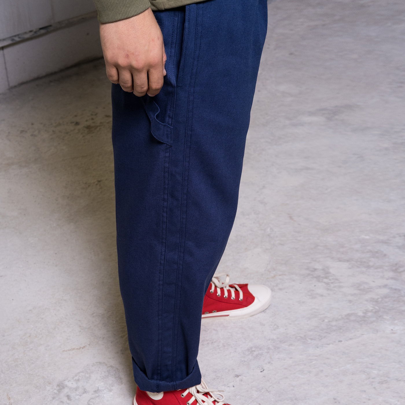 Gonz Pants Milton Duck Canvas Navy
