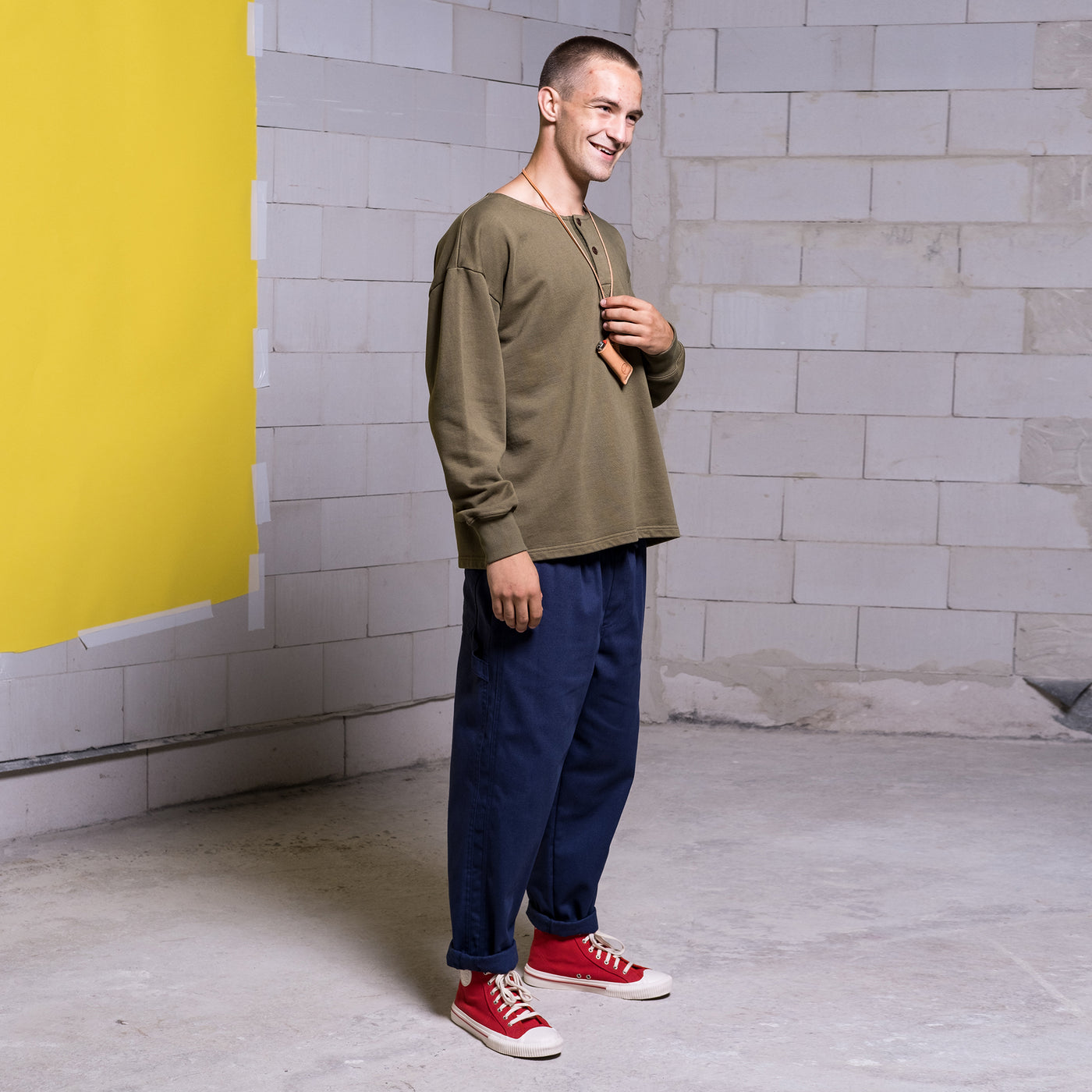 Gonz Pants Milton Duck Canvas Navy