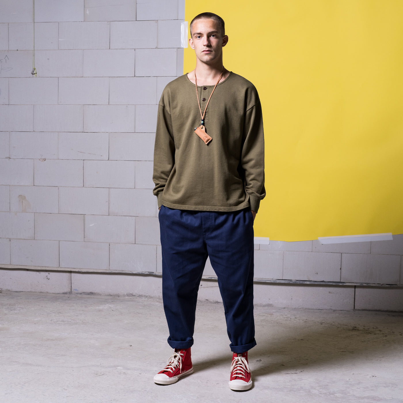 Gonz Pants Milton Duck Canvas Navy