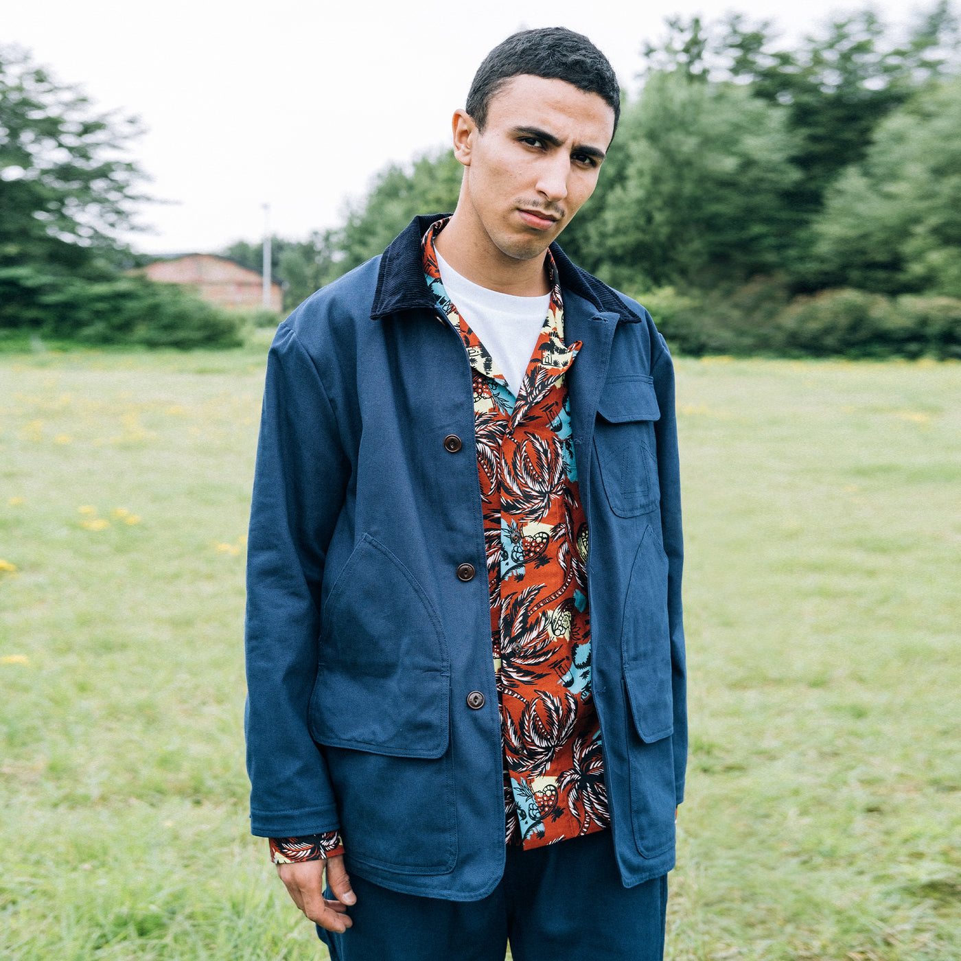 Ranger Blazer Milton Duck Canvas Navy
