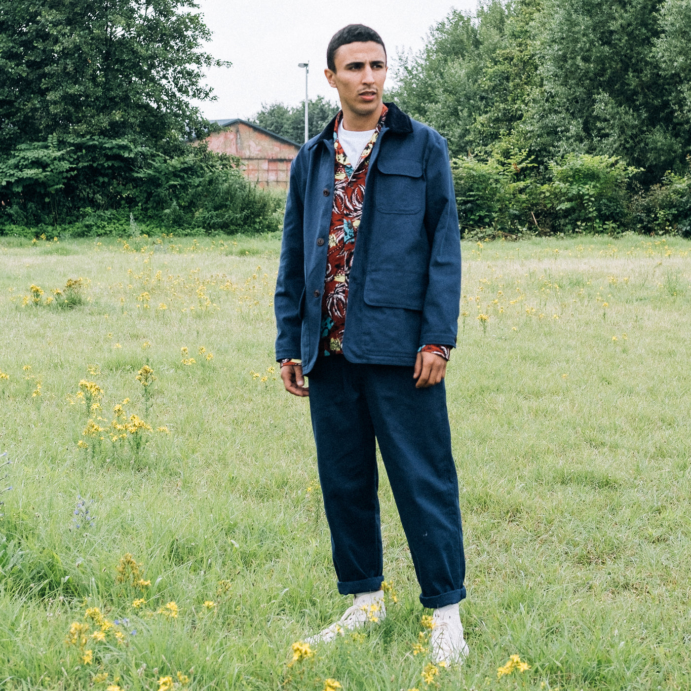 Ranger Blazer Milton Duck Canvas Navy