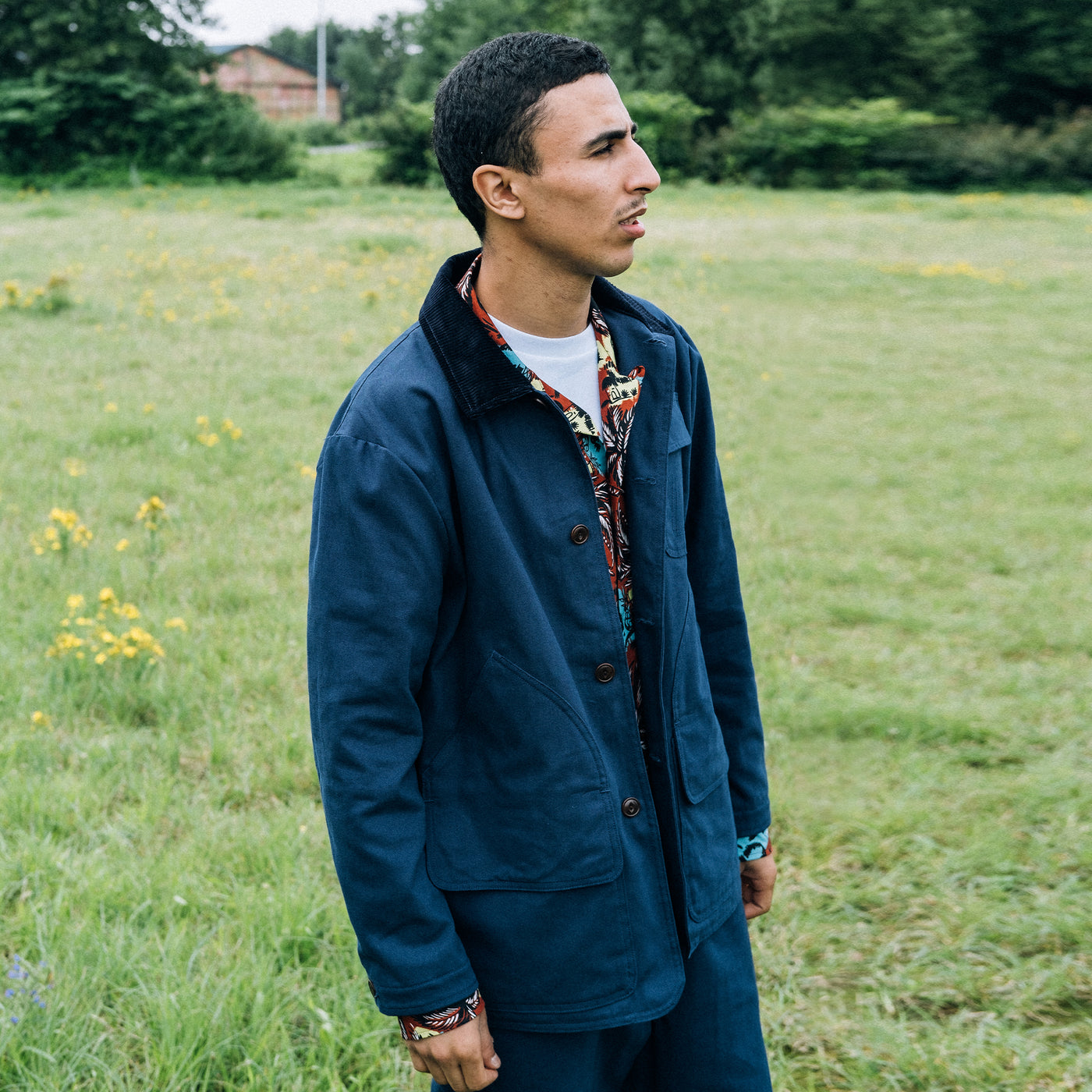 Ranger Blazer Milton Duck Canvas Navy