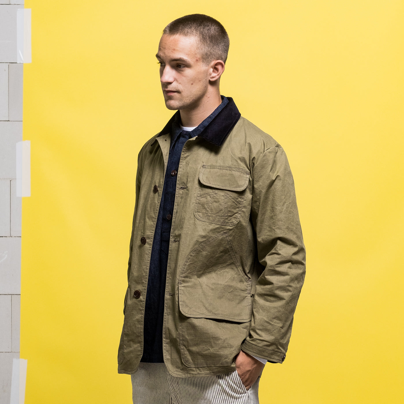 Ranger Blazer Rip Stop Waxed Dusky Green