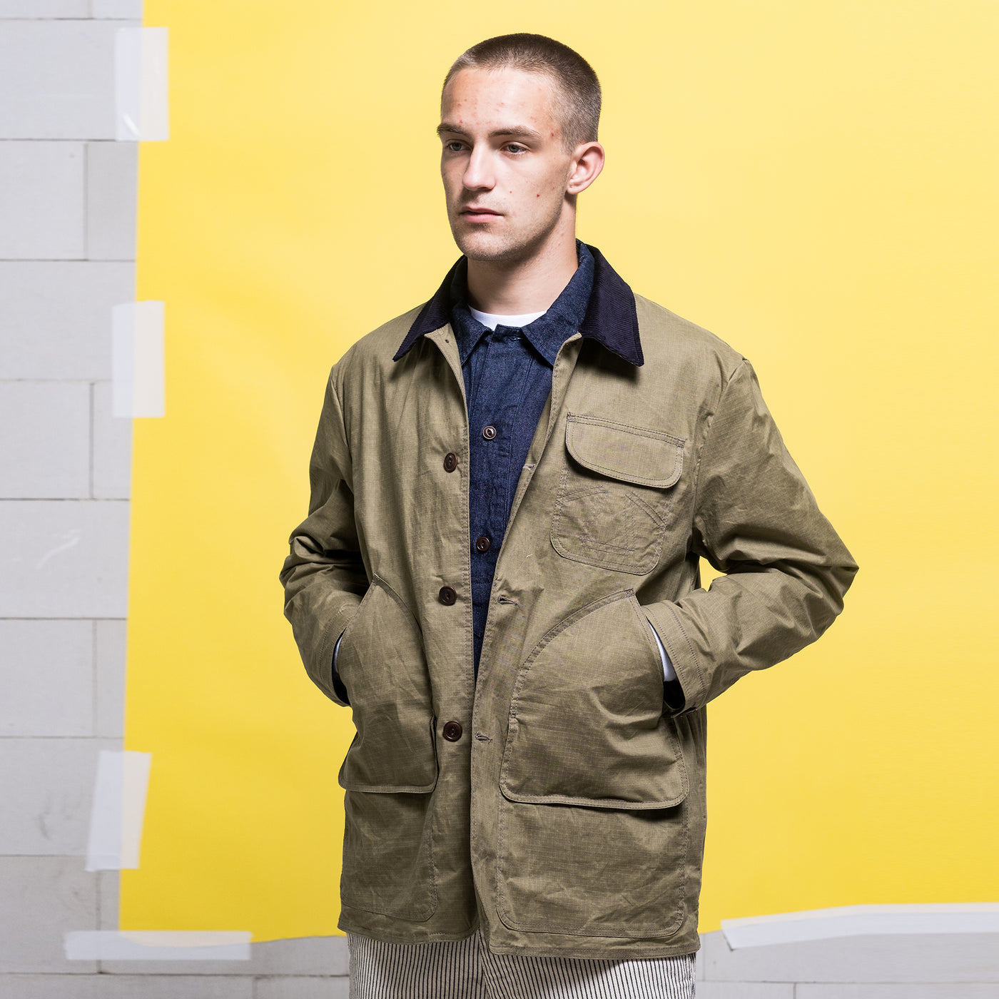 Ranger Blazer Rip Stop Waxed Dusky Green