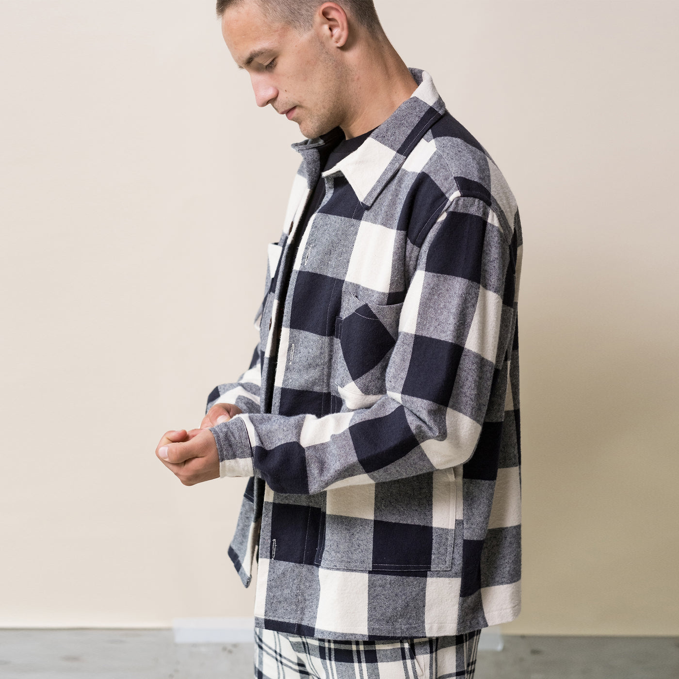 Marina Shirt O'Keefe Check Black/White
