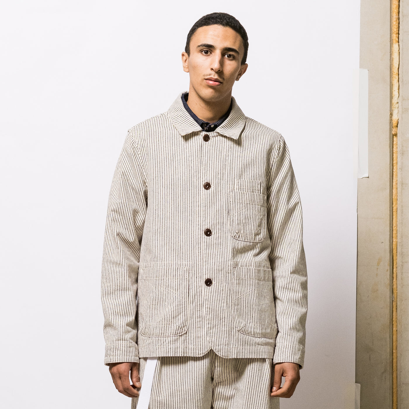 Combat Blazer Railroad Cotton White