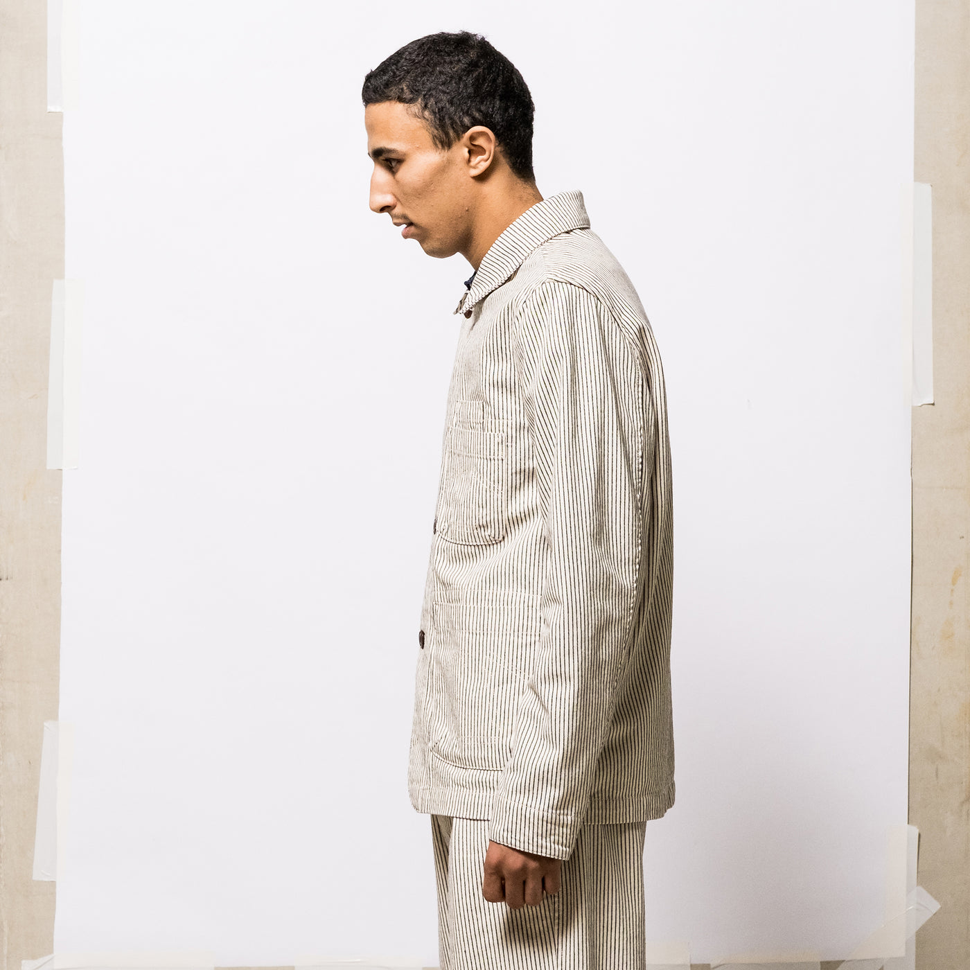 Combat Blazer Railroad Cotton White