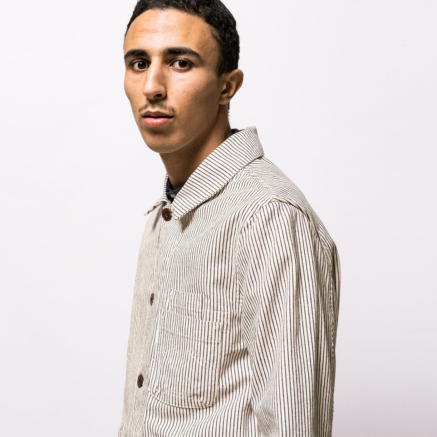 Combat Blazer Railroad Cotton White