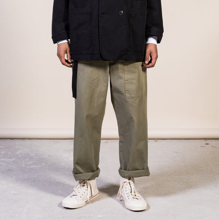 キャプテンパンツ リップストップ フォレストグリーン