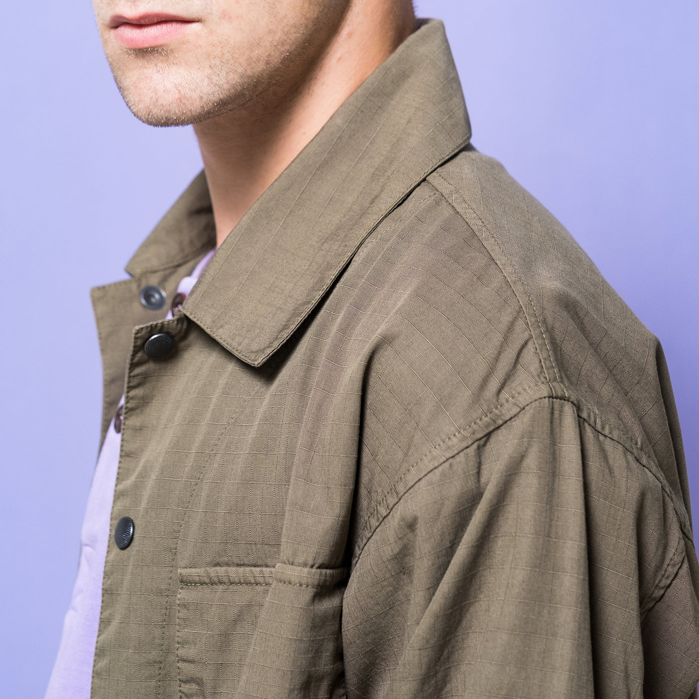 Tropical Jacket Rip Stop Forest Green