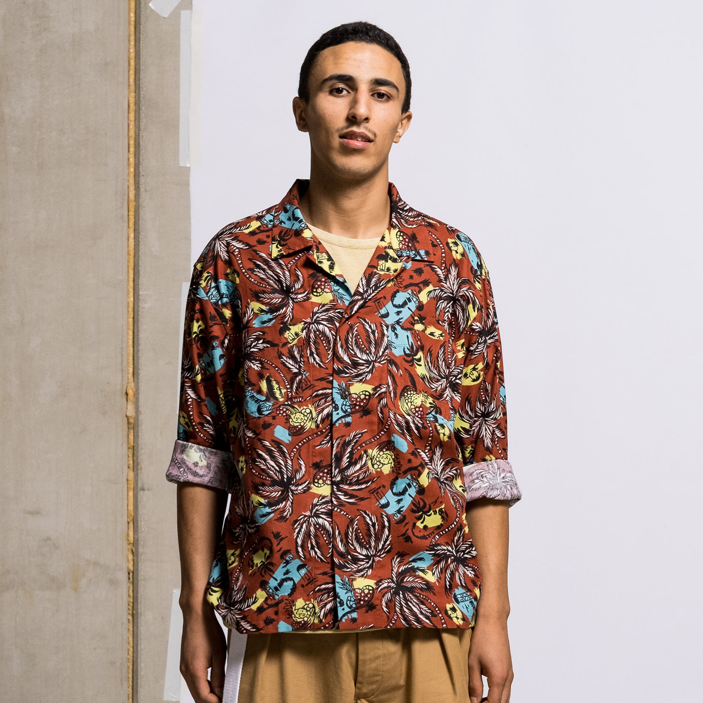 Havana Shirt Aloha Cotton Brick