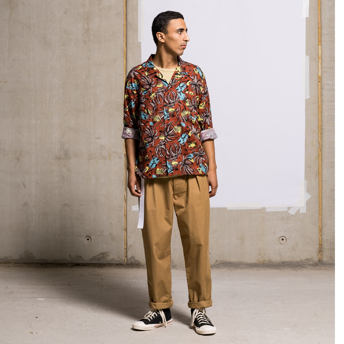 Havana Shirt Aloha Cotton Brick