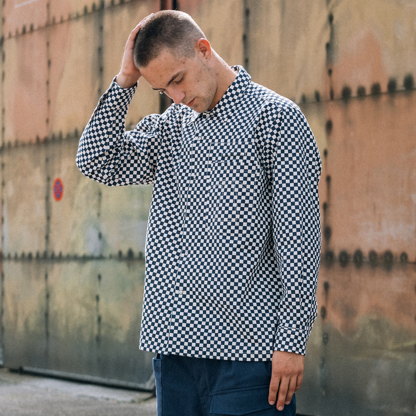 Gonz Shirt Vans Cotton Navy/White