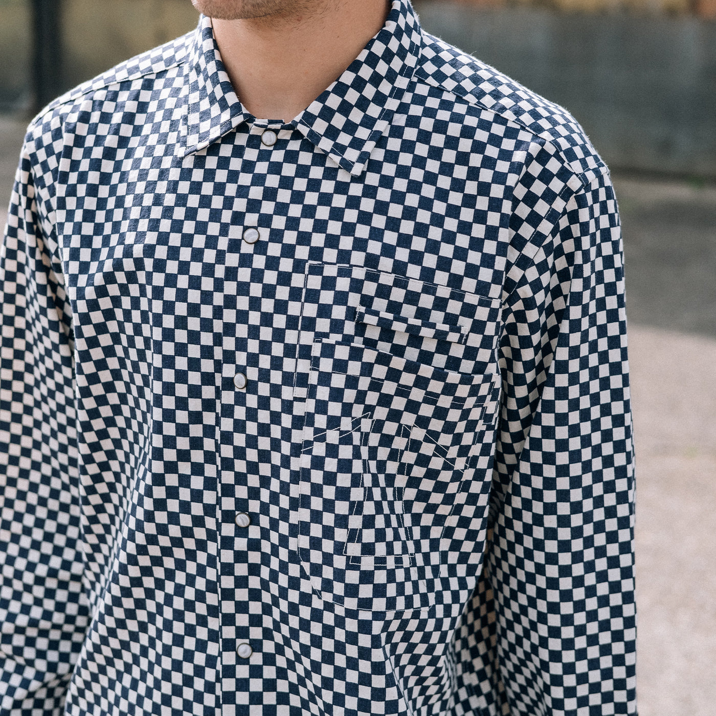 Gonz Shirt Vans Cotton Navy/White