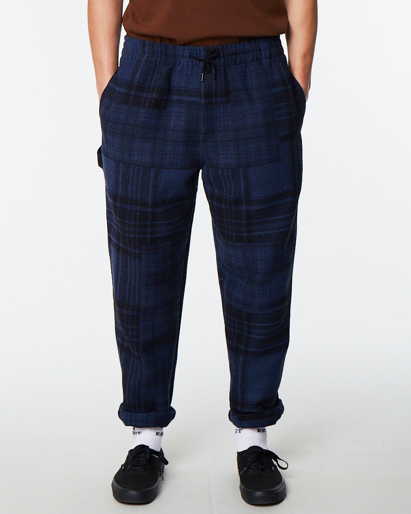 Gonz Pants Boro Quilt Navy