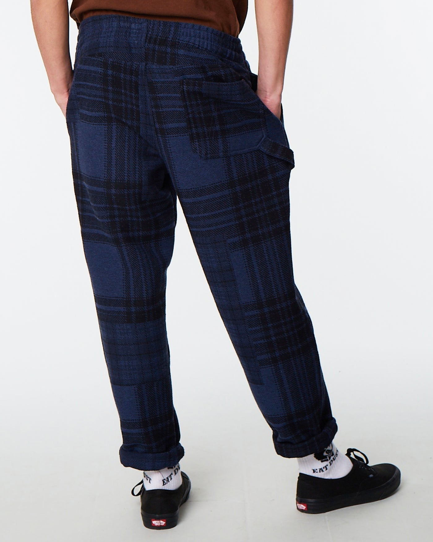 Gonz Pants Boro Quilt Navy