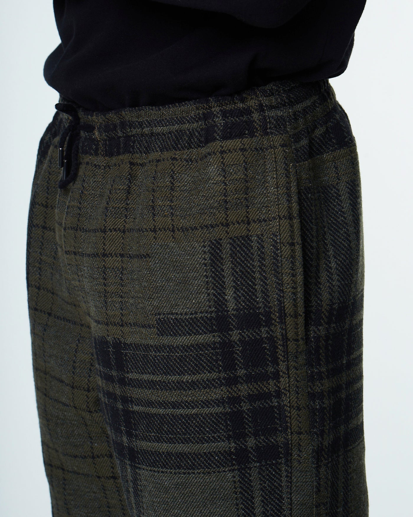 Gonz Pants Boro Quilty Olive