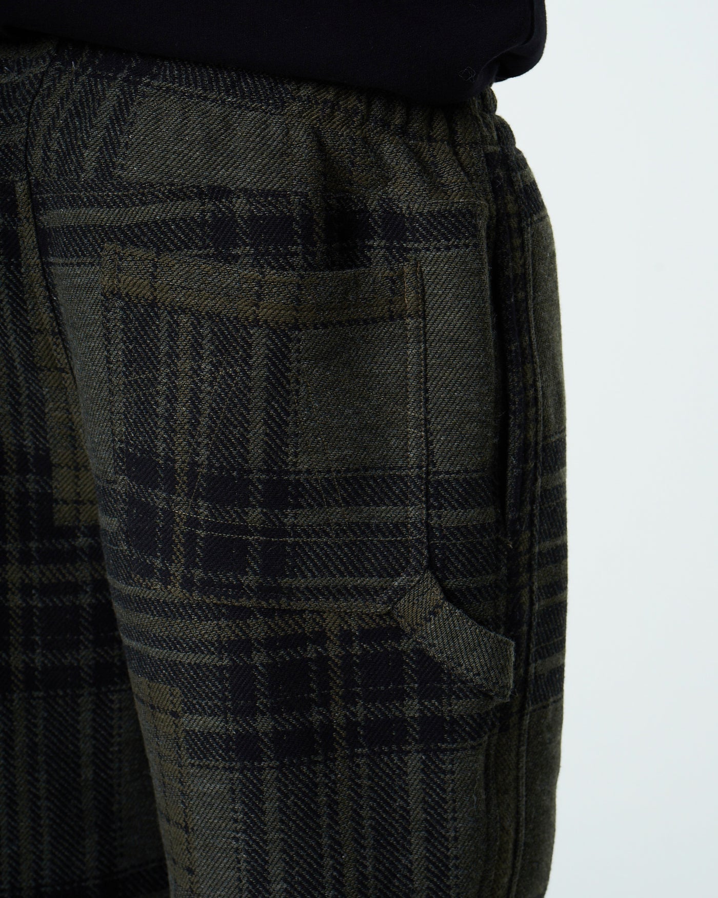 Gonz Pants Boro Quilty Olive
