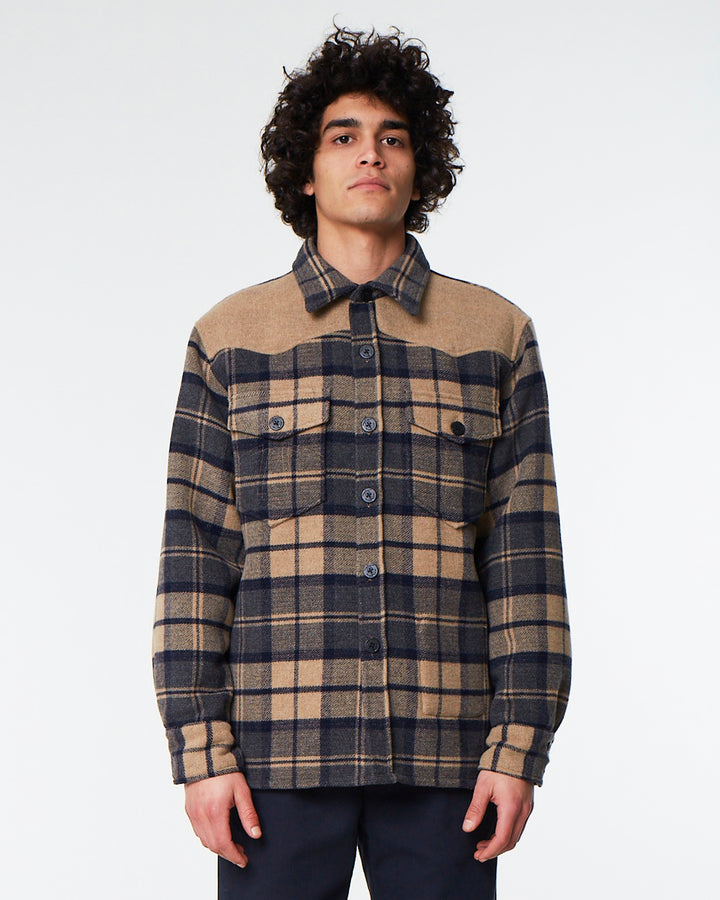 CPO Shirt Berlino Wool Navy/Blue