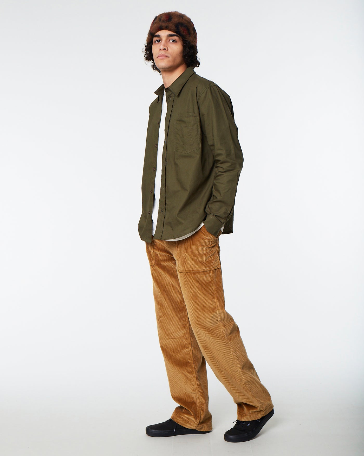 Combat Shirt Oxford Cotton Khaki