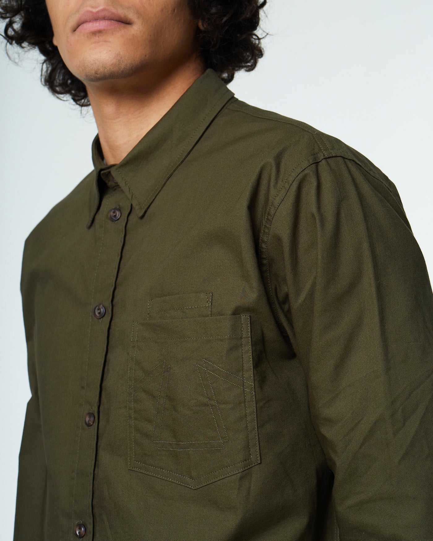 Combat Shirt Oxford Cotton Khaki