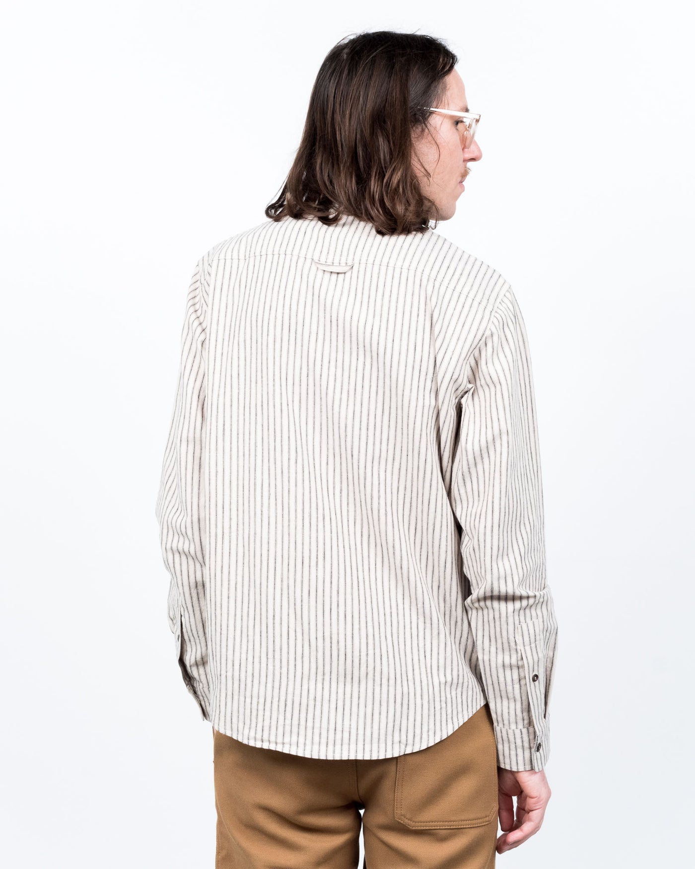 Combat Shirt Dust Bowl Stripes Off White