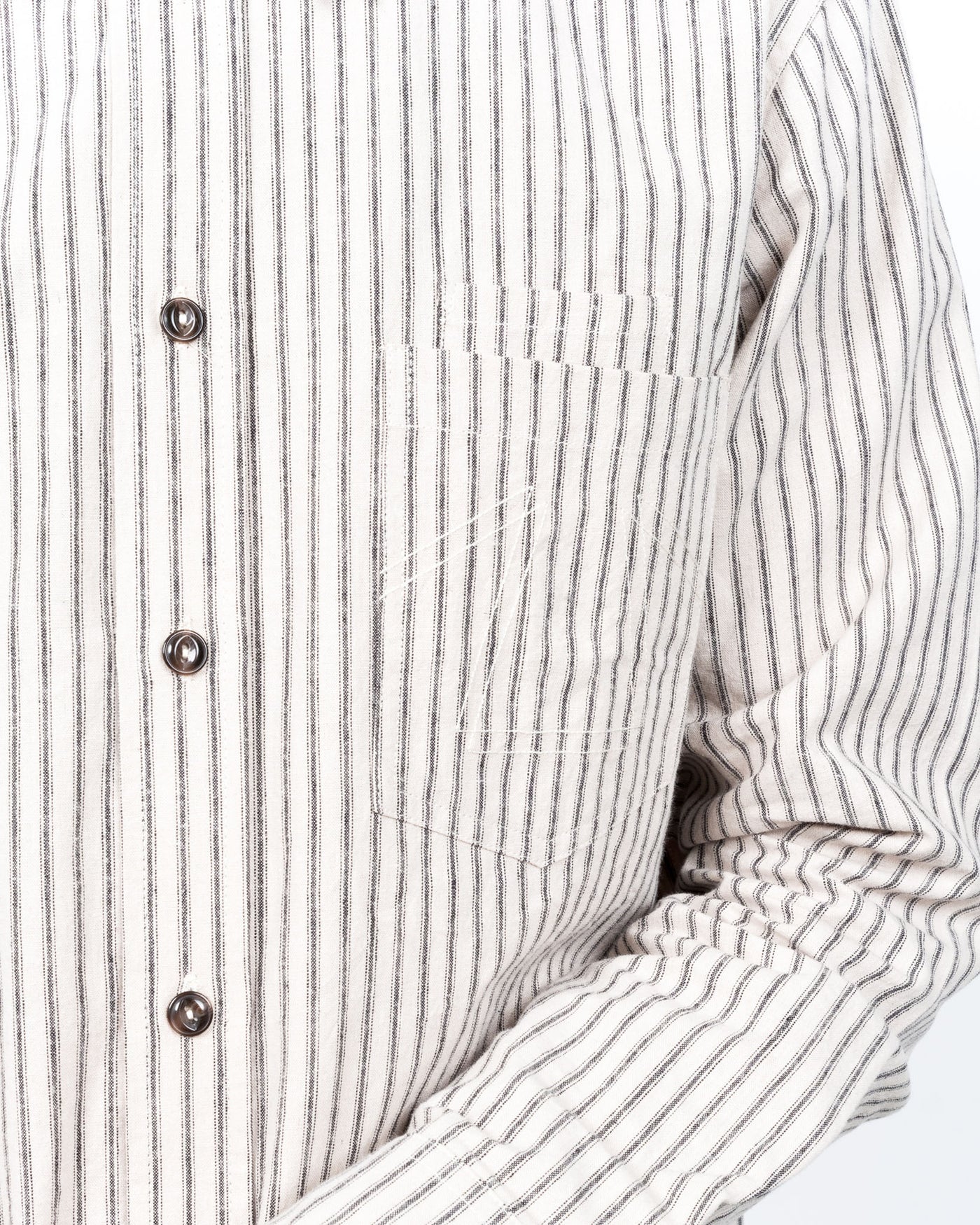 Combat Shirt Dust Bowl Stripes Off White