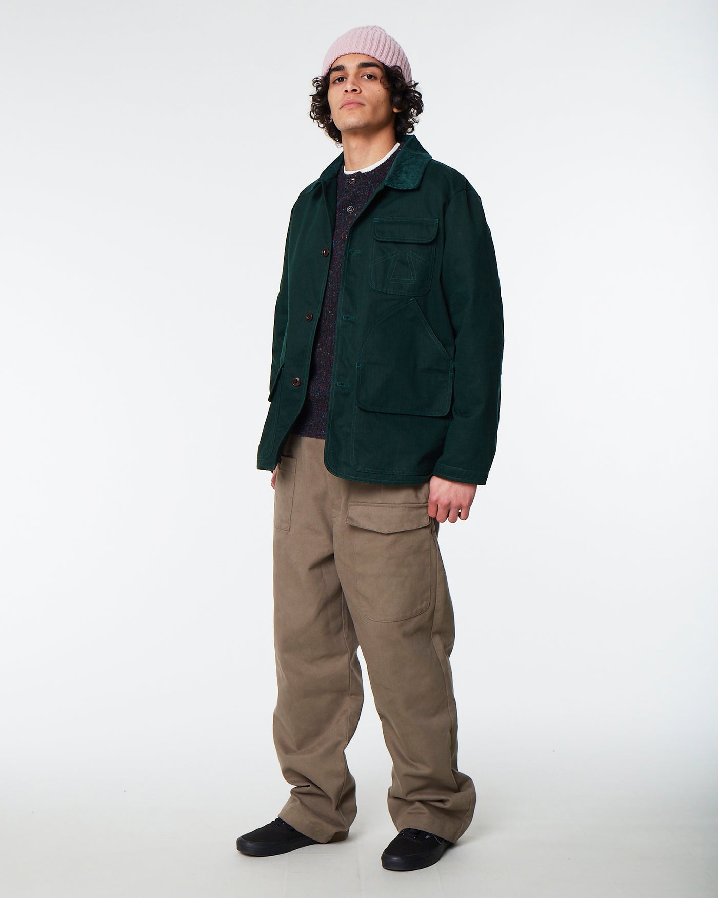 Ranger Blazer Herringbone Wax Bottle Green