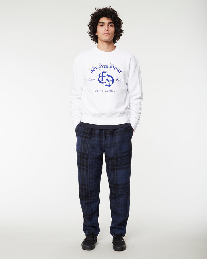 Crewneck We Are Dust American Fleece White