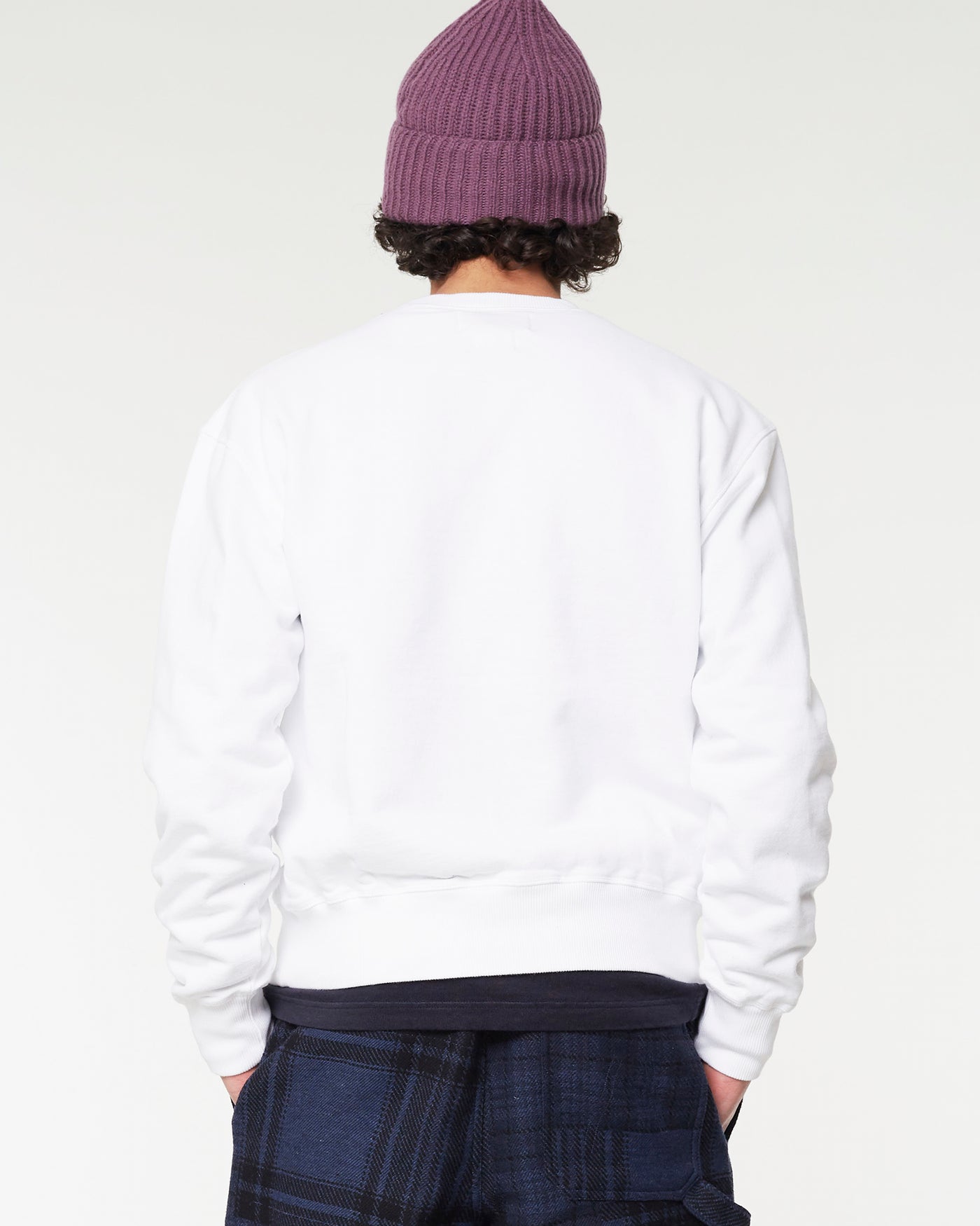 Crewneck We Are Dust American Fleece White