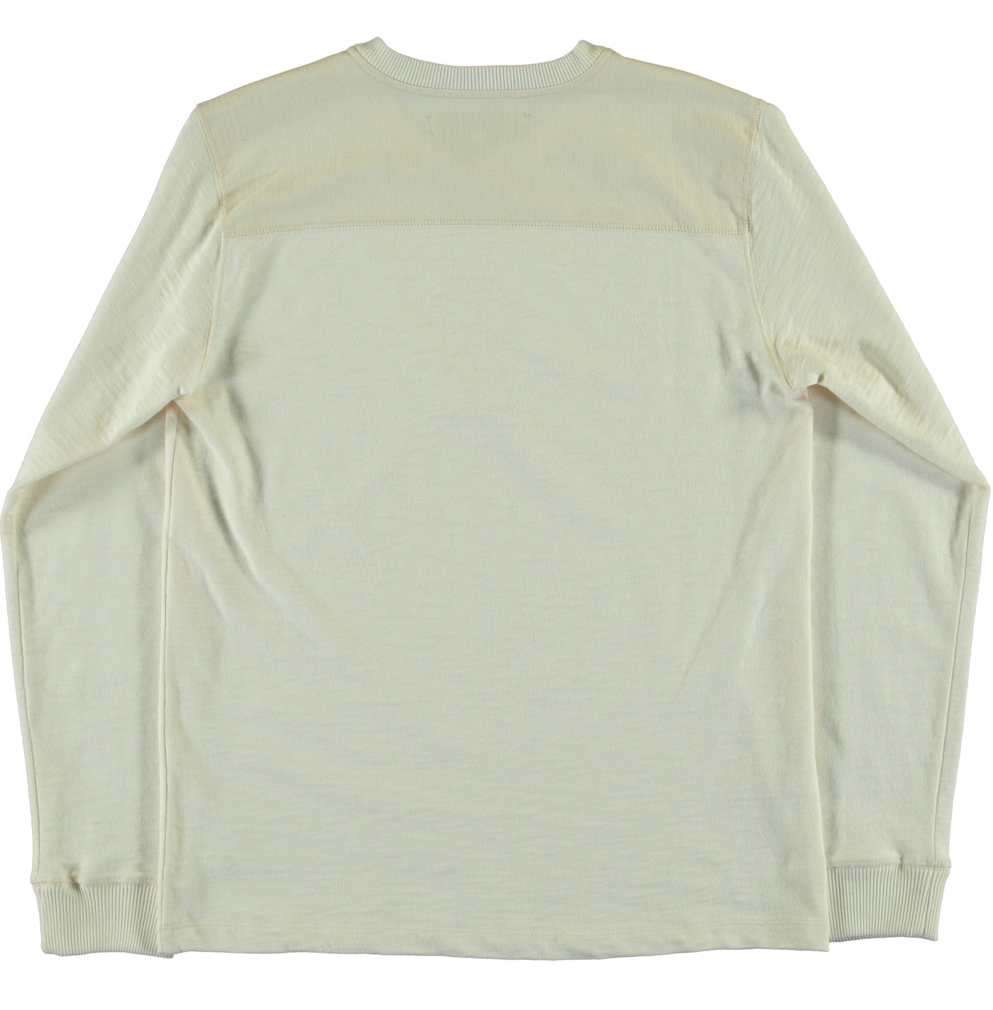 T-Henley Heavy Slub Jersey Off White