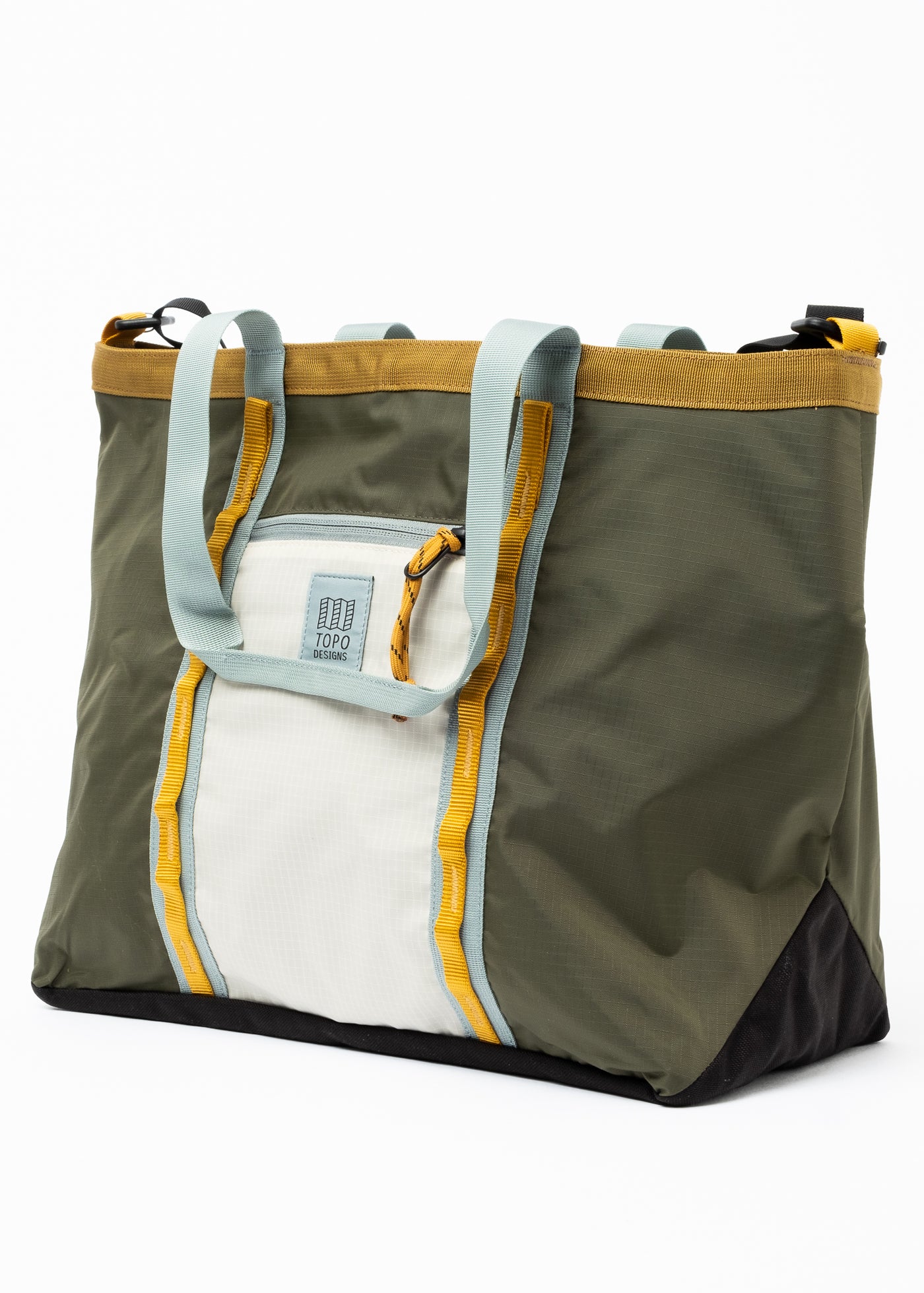 Topo Designs Mountain Utility Tote Bag Bone White/Olive