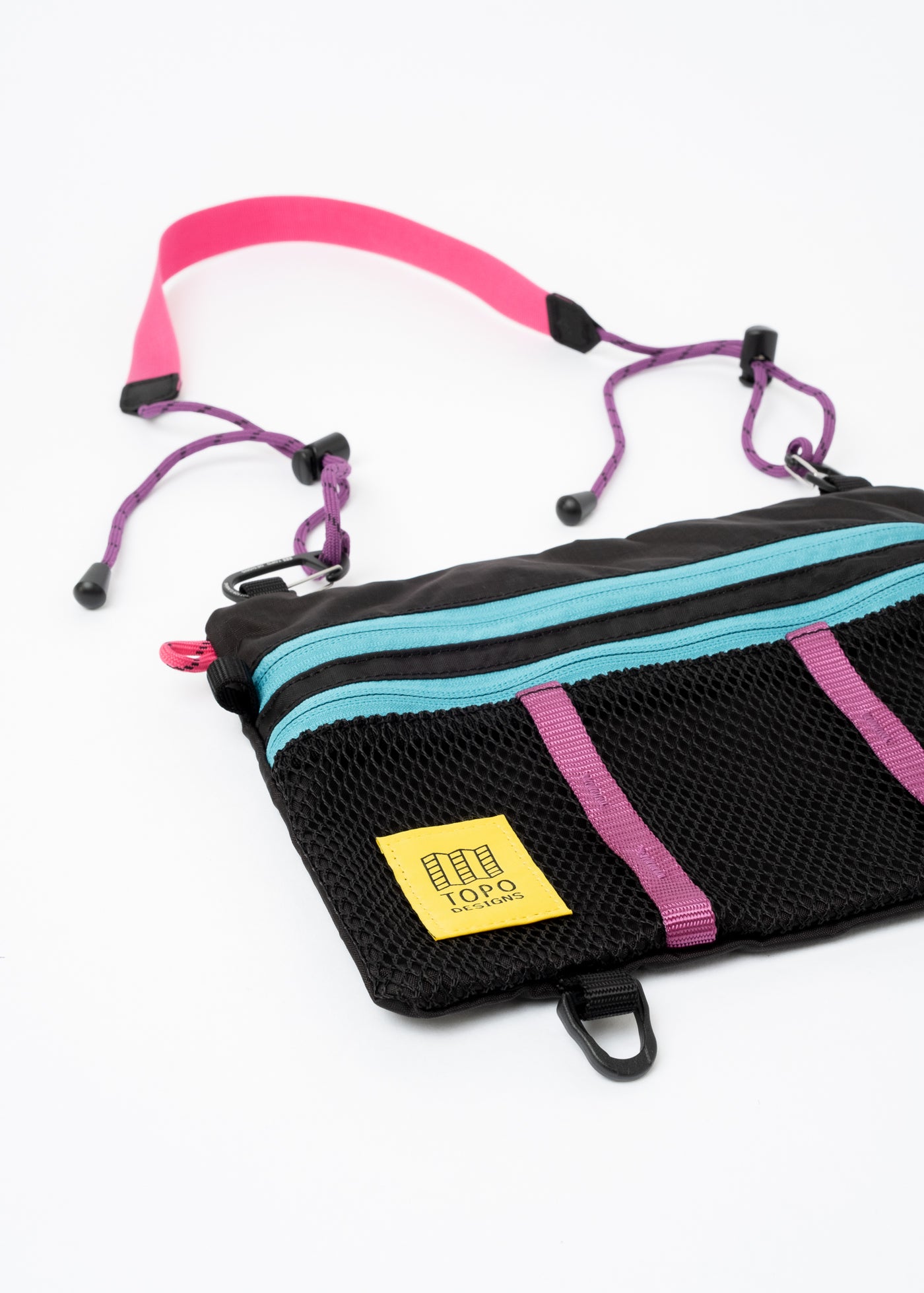 Topo Designs Mountain Accessory Shoulder Bag Black/Grape
