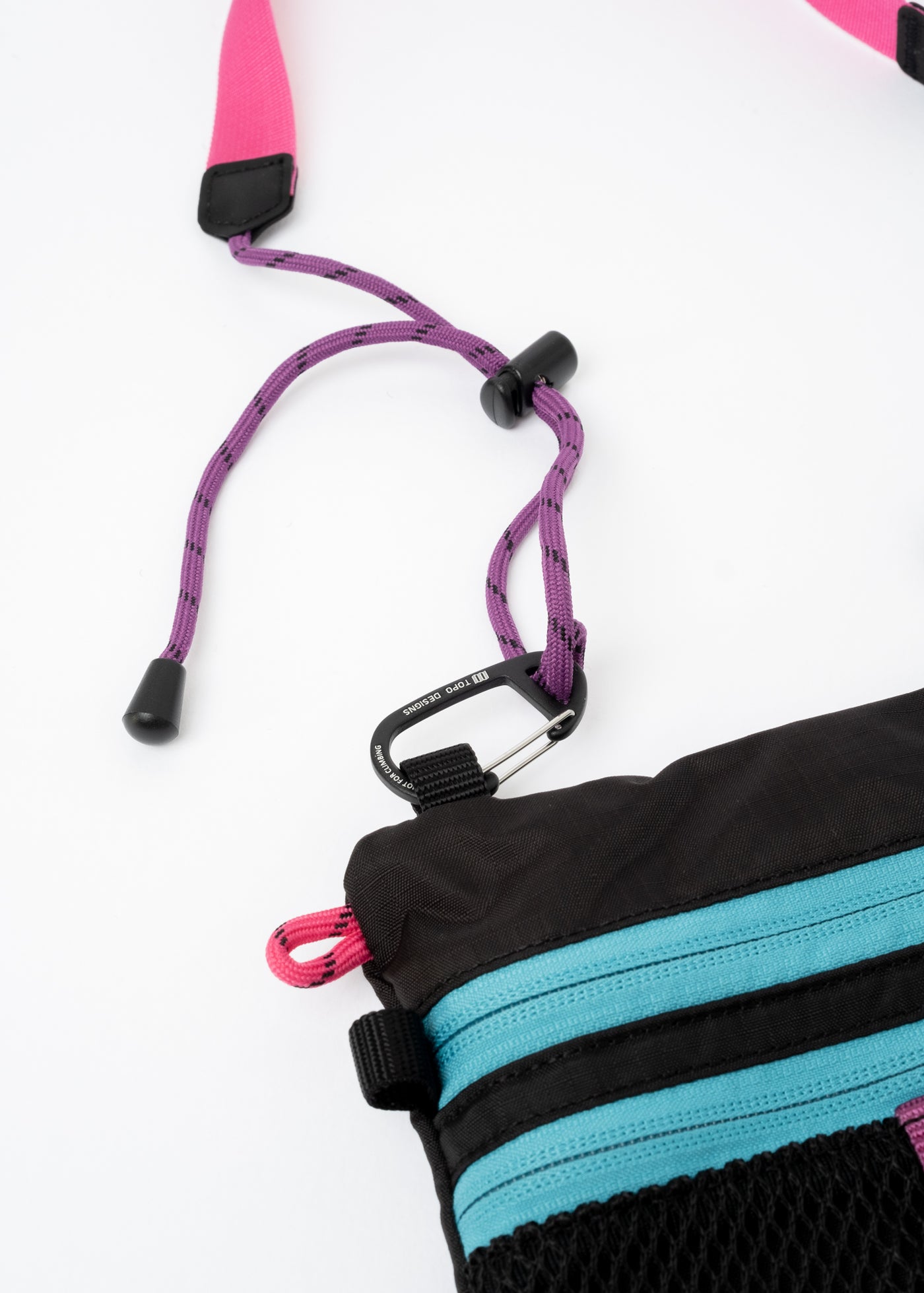 Topo Designs Mountain Accessory Shoulder Bag Black/Grape