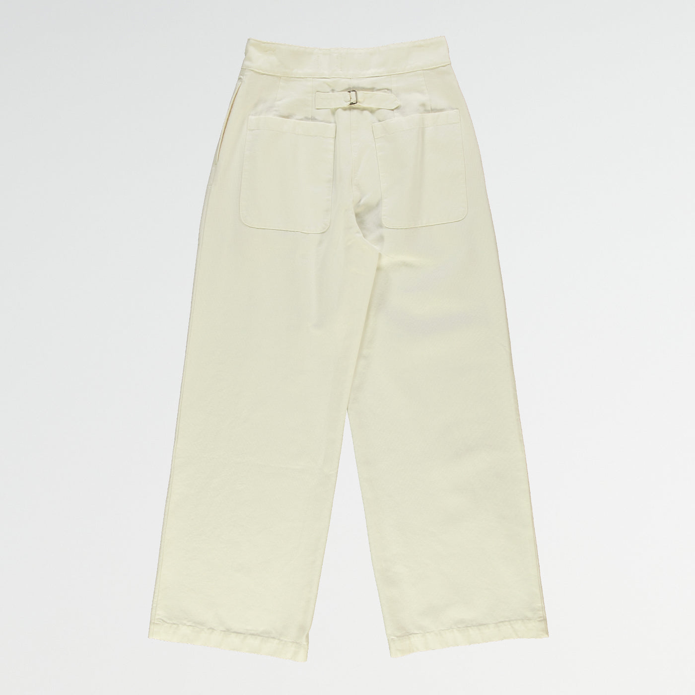 G.o.D Officer Pants Cotton Canvas Milky White