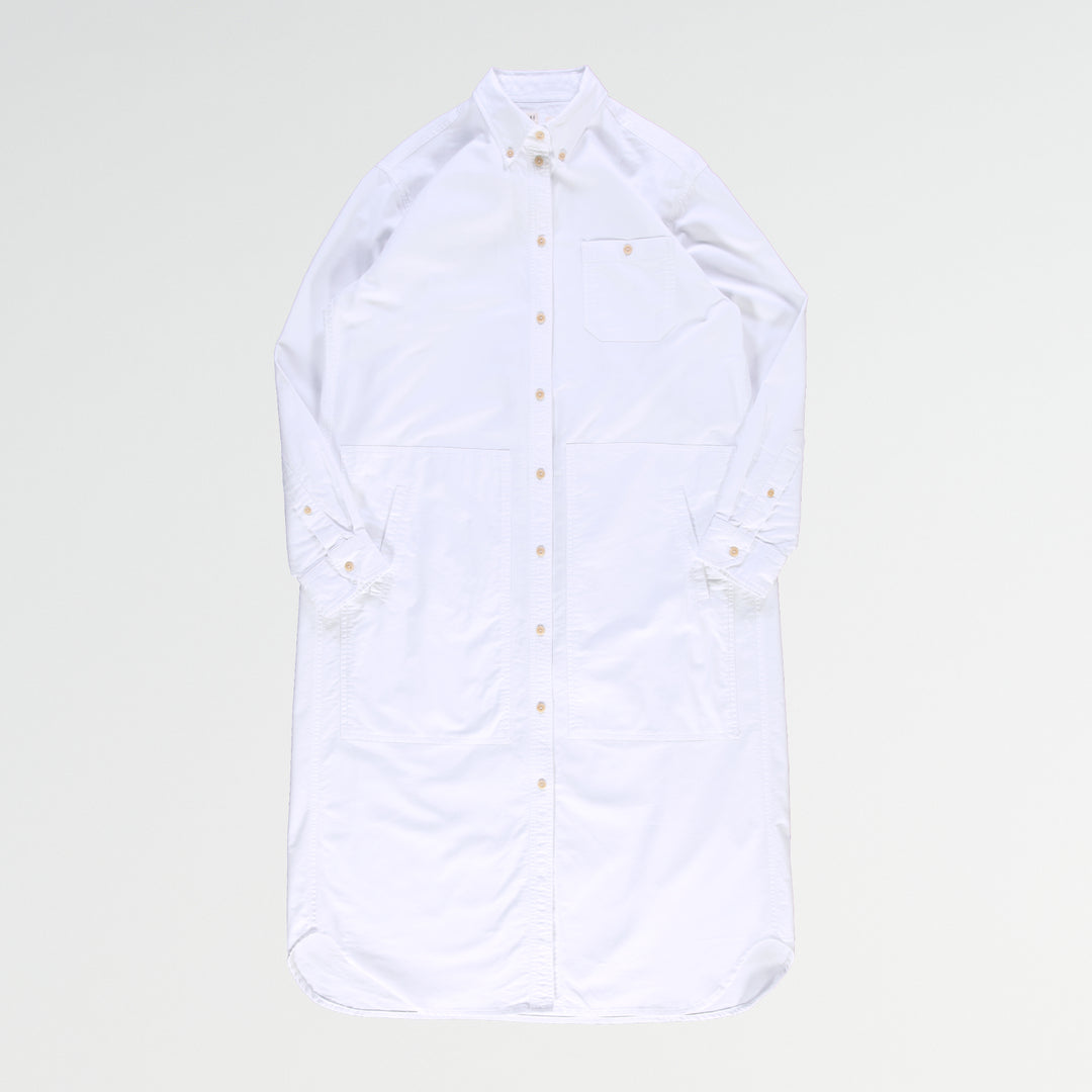 G.o.D Painter Dress Oxford White