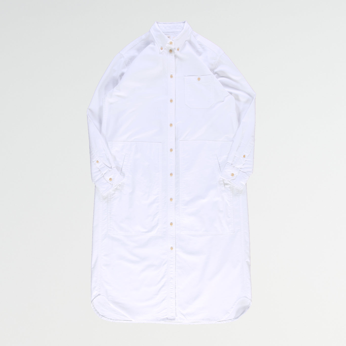 G.o.D Painter Dress Oxford White